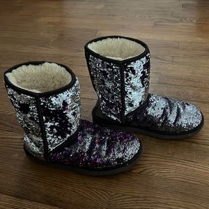 Reversible Sequin Ugg Boots